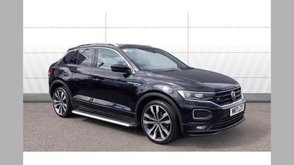 Second-hand VW T-Roc R-line 150 CP (110 kW) 2021 Negru SUV