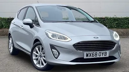 Used Ford Fiesta Titanium 101 HP (74 kW) 2019 Silver Hatchback