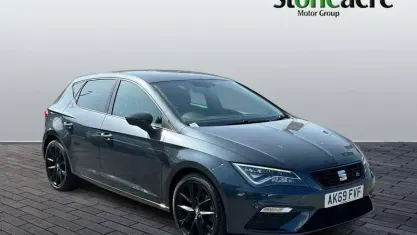 Used Seat Leon Black Edition 150 HP (110 kW) 2020 Grey Hatchback