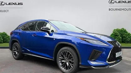 Blue Used 2022 Lexus RX450h Sport Line SUV | £36,636 (Fair price)