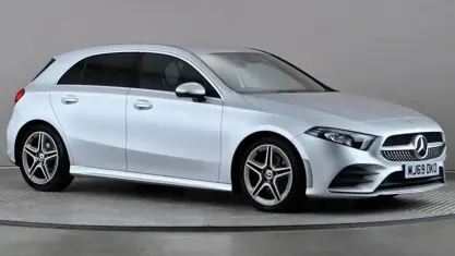 Used Mercedes A200 AMG line 150 HP (110 kW) 2019 Silver Hatchback