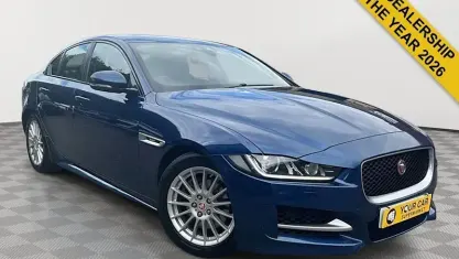 Used Jaguar XE R-Sport 163 HP (119 kW) 2016 Blue Sedan