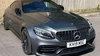 Used Mercedes C63S AMG Premium Plus 510 HP (375 kW) 2019 Grey Coupe