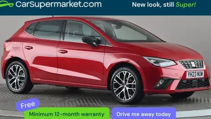 Używany Seat Ibiza XCELLENCE Lux 110 KM (80 kW) 2023 Czerwony Hatchback
