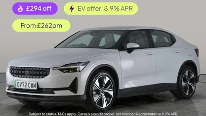 Silver Used 2022 Polestar 2 Long Range Single Motor Hatchback | £16,915 (Fair price)