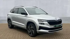 Brilliant silver metallic Used 2024 Skoda Karoq SportLine SUV | £24,000 (Fair price)