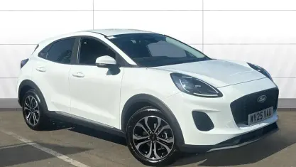 Used Ford Puma Titanium 125 HP (91 kW) 2025 White SUV