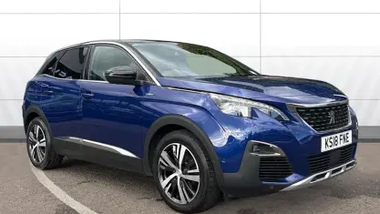 Used Peugeot 3008 GT-line 150 HP (110 kW) 2018 Blue SUV