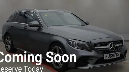 Used Mercedes C220 AMG line 194 HP (142 kW) 2020 Grey Estate