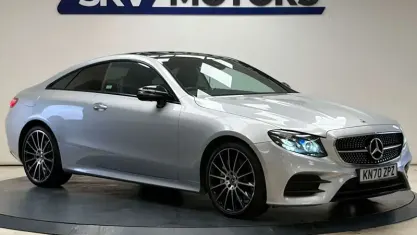 Used Mercedes E350 AMG Line Premium Plus 299 HP (219 kW) 2020 Silver Coupe