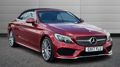 Red Used 2017 Mercedes C250 AMG Line Premium Plus Cabriolet | £16,333 (Fair price)