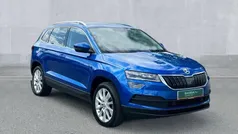 Race blue Used 2021 Skoda Karoq SE L SUV | £18,990 (Fair price)