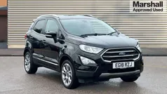 Black Used 2018 Ford Ecosport Titanium SUV | £9,224 (Fair price)