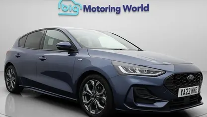 Blue Used 2022 Ford Focus ST-Line Hatchback | £17,600 (Fair price)