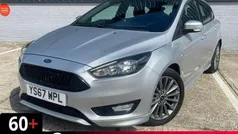 Silver Used 2017 Ford Focus ST-Line Hatchback | £9,000 (Fair price)