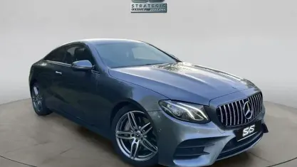 Used Mercedes E350 AMG line 258 HP (189 kW) 2017 Grey Coupe
