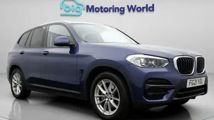 Used BMW X3 184 HP (135 kW) 2021 Blue SUV