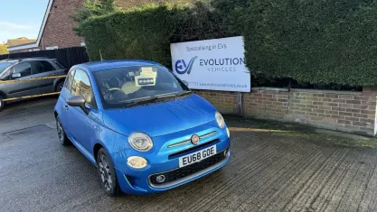 Used Fiat 500 S 69 HP (50 kW) 2018 Blue Hatchback