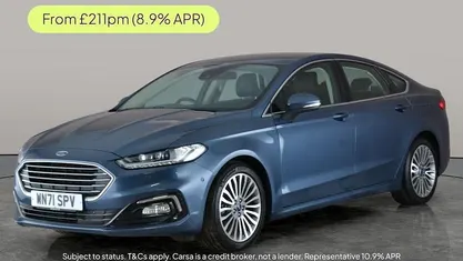 Blue Used 2021 Ford Mondeo Titanium Sedan | £13,042 (Fair price)