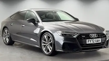 Begagnad Audi A7 Sportback Black Edition 204 HK (150 kW) 2022 Grå Halvkombi