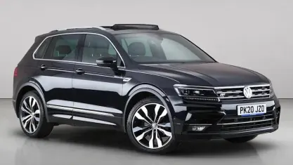 Used VW Tiguan R-line 150 HP (110 kW) 2020 Black SUV
