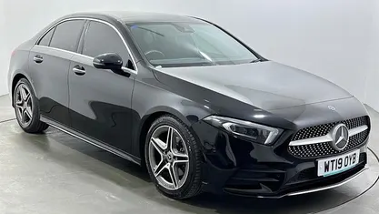 Used Mercedes A200 AMG Line Premium 163 HP (119 kW) 2019 Black Sedan