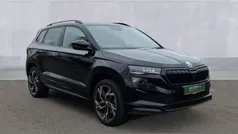 Black magic pearlescent Used 2024 Skoda Karoq SportLine SUV | £30,150 (Fair price)