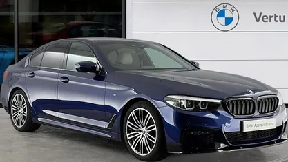Used BMW 530 M Sport 265 HP (194 kW) 2020 Blue Sedan