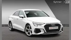 White Used 2022 Audi A3 S-Line Sedan | £21,500 (Fair price)