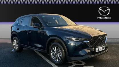 Blue Used 2024 Mazda CX-5 Center-Line SUV | £20,218 (Fair price)
