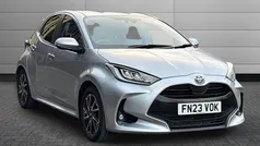 Silver Used 2023 Toyota Yaris Hybrid Design Hatchback | £17,990 (Fair price)
