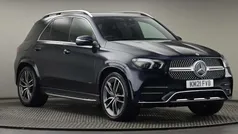 Cavansite blue metallic finish Used 2021 Mercedes GLE350 AMG line Estate | £40,500 (Good price)
