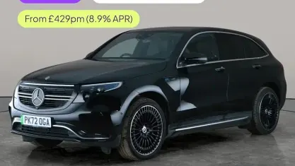 Used Mercedes EQC400 AMG line 300 kW (408 HP) 2022 Black SUV
