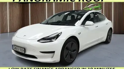 Used Tesla Model 3 Standard Range 180 kW (245 HP) 2019 White Sedan