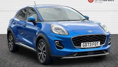 Used Ford Puma Titanium 125 HP (91 kW) 2023 Blue Hatchback
