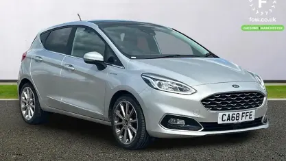Usado Ford Fiesta Vignale 125 HP (91 kW) 2018 Prateado Citadino