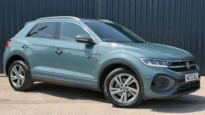 Used VW T-Roc R-line 150 HP (110 kW) 2022 Blue SUV