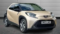 Ginger beige with black Used 2023 Toyota Aygo Hatchback | £12,595 (Fair price)