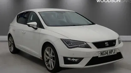 Used Seat Leon FR 150 HP (110 kW) 2014 White Hatchback