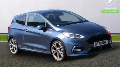 Used Ford Fiesta ST-Line X 125 HP (91 kW) 2020 Blue Hatchback