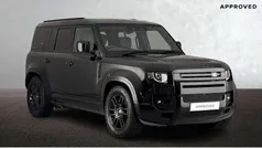 Santorini black Used 2024 Land Rover Defender SUV | £72,895 (Fair price)