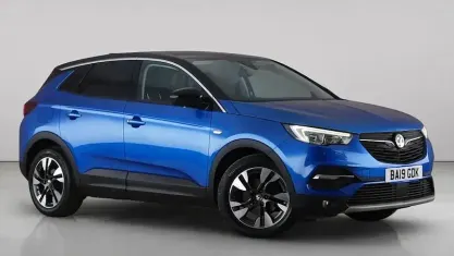 Used Vauxhall Grandland X Sport 131 HP (96 kW) 2019 Blue SUV