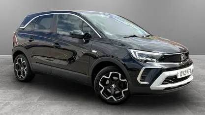 Used Vauxhall Crossland Elite 131 HP (96 kW) 2021 Black SUV