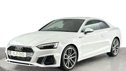 Used Audi A5 S-Line 204 HP (150 kW) 2021 White Coupe