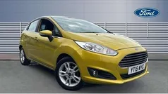 Yellow Used 2015 Ford Fiesta Zetec Hatchback | £7,872 (Fair price)