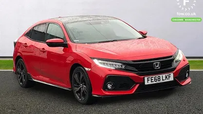 Red Used 2018 Honda Civic Sport Plus Hatchback | £16,099 (Fair price)