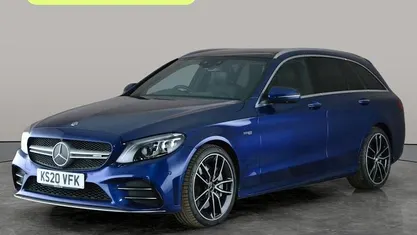 Used Mercedes C43 AMG Premium Plus 390 HP (286 kW) 2020 Blue Estate