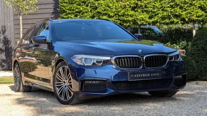 Used BMW 530 M Sport 265 HP (194 kW) 2019 Blue Estate