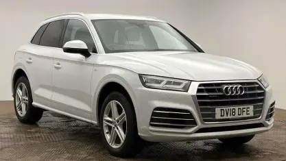 Used Audi Q5 S-Line 190 HP (139 kW) 2018 White SUV
