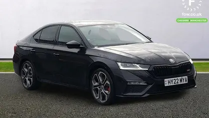 Used Skoda Octavia vRS 245 HP (180 kW) 2022 Black Hatchback
